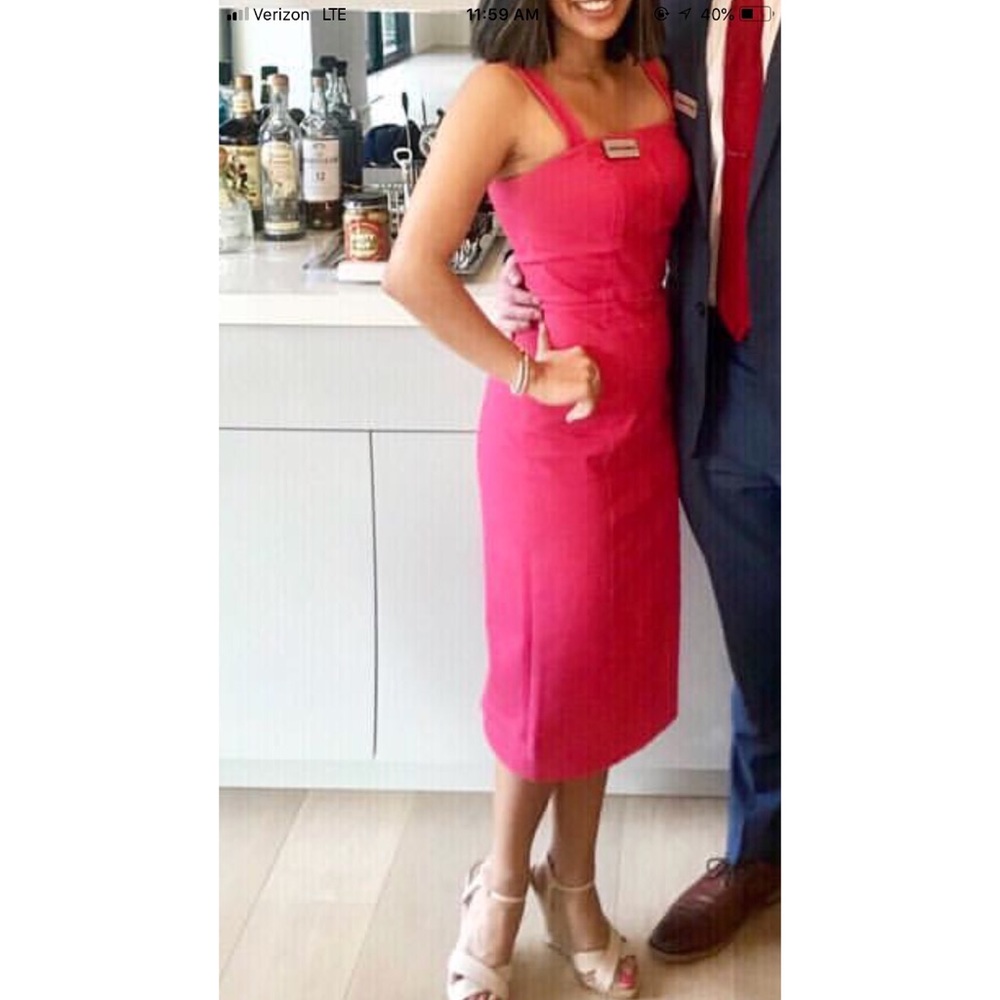 Banana republic pink dress